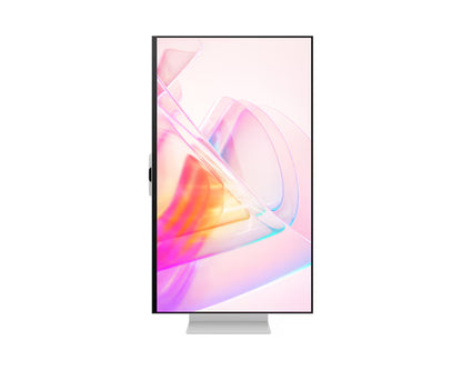 Samsung ViewFinity S9 (S90PC) Smart 27" 5K Flat Matte Monitor For Win & Mac, IPS, 218 PPI, 60Hz, 5ms(GTG), HDR, 100% sRGB, 99% DCI Coverage Color w/ 4K SlimFit camera, Metal Slim Design, Ergonomics & Adaptive Sound+ Speakers (Light Gray)