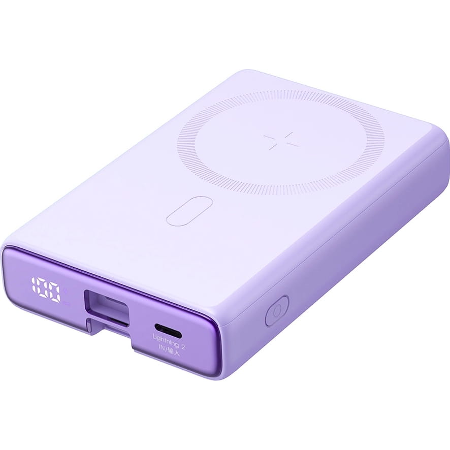 JOYROOM JR-PBM01 20W Magnetic Wireless Power Bank with Built-in Cable&Kickstand 10000mAh