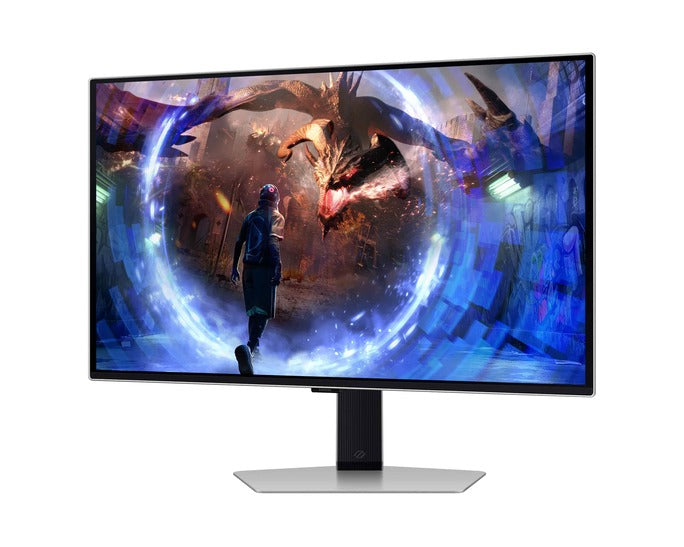 Samsung Odyssey OLED G6 (DG602) 27" Flat Monitor 2K (2560 x 1440) 360Hz, 0.03ms(GTG), Quantum Dot, HDR10+, 99% DCI Coverage, 10Bit, HDMI 2.1, Core Sync, FreeSync Premium Pro w/ Sleek Metal Design & Ergonomic Stand