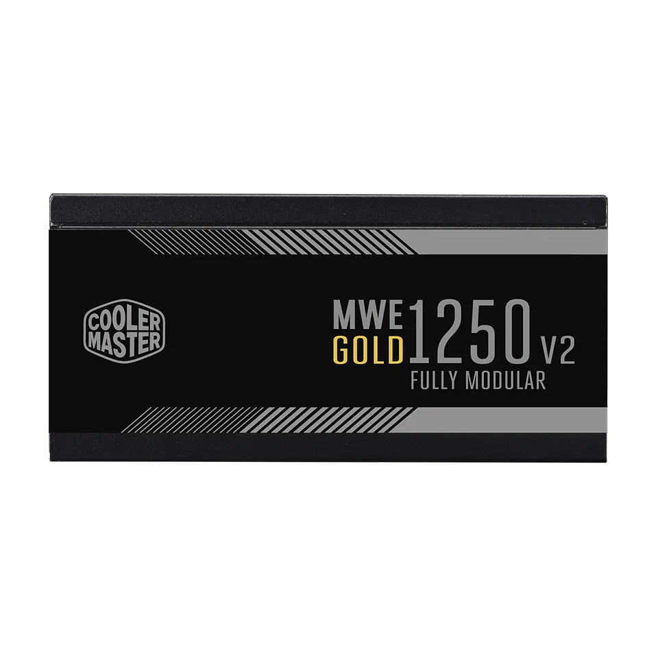 Cooler Master MWE GOLD 1250 V2 (ATX 3.0) 1250W 80 Plus Gold Fully Modular Power Supply w/ (12VHPWR) PCIE 5.0 Connector