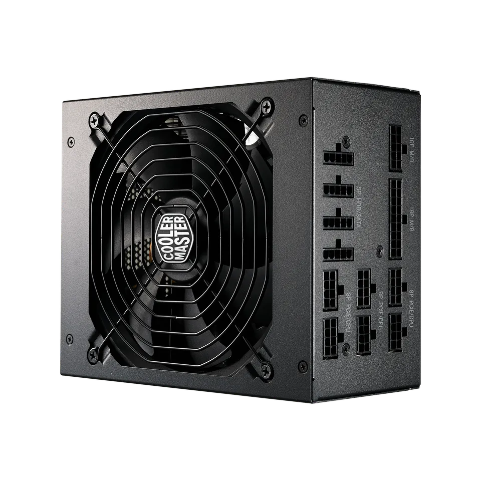 Cooler Master MWE GOLD 1050 V2 (ATX 3.0) 1050W 80 Plus Gold Fully Modular Power Supply w/ (12VHPWR) PCIE 5.0 Connector