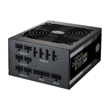 Cooler Master MWE GOLD 1050 V2 (ATX 3.0) 1050W 80 Plus Gold Fully Modular Power Supply w/ (12VHPWR) PCIE 5.0 Connector