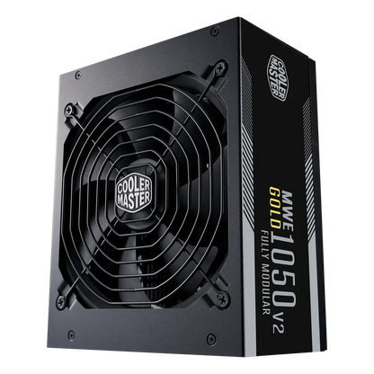 Cooler Master MWE GOLD 1050 V2 (ATX 3.0) 1050W 80 Plus Gold Fully Modular Power Supply w/ (12VHPWR) PCIE 5.0 Connector