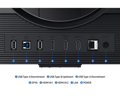 Samsung Odyssey G7 (2025) Smart Tizen (DG702) 32" Flat Monitor Fast IPS 4K UHD 144Hz 1ms(GTG), 10Bit, HDR10+, 99% sRGB, HDMI 2.1, FreeSync Premium w/ NQM AI Processor, New Design, Core Sync, Ergonomic Stand & Speakers