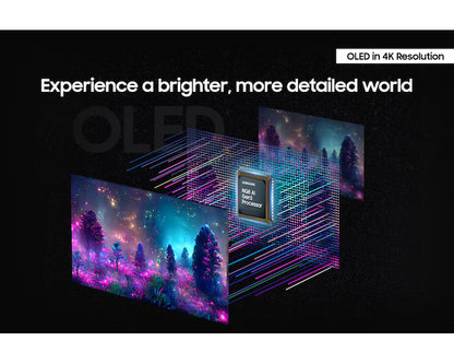 Samsung Odyssey OLED G8 Smart (DG802) 32" Flat Monitor 4K (3840 x 2160) 240Hz, 0.03ms(GTG), QD-OLED, HDR10+, 99% DCI Coverage, HDMI 2.1, Core Sync, G-Sync compatibility w/ Sleek Metal Design, Ergonomic Stand & Speaker