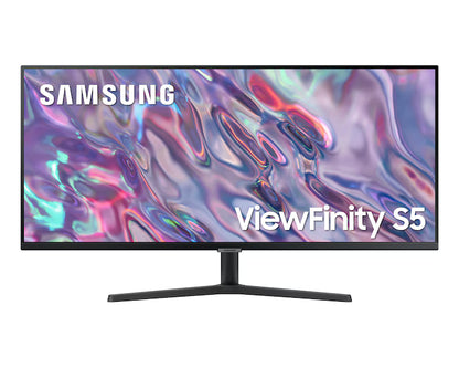 SAMSUNG ViewFinity S5 (C500) 34" UWQHD (3440 X 1440) Flat Business Monitor VA, 100Hz, 5MS, HDR10, FreeSync w/ Ultrathin Bezel Display