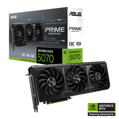 ASUS PRIME GeForce RTX™ 5070 12GB GDDR7 OC Edition GPU