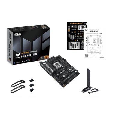 ASUS TUF GAMING B850-PLUS WIFI (Wi-Fi 7) AMD RYZEN 7000 8000 9000 Series AM5/DDR5/PCIe 5.0/3xM.2 - ATX Gaming MotherBoard