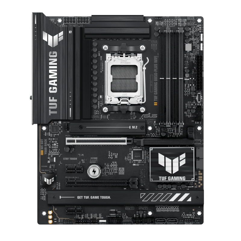 ASUS TUF GAMING B850-PLUS WIFI (Wi-Fi 7) AMD RYZEN 7000 8000 9000 Series AM5/DDR5/PCIe 5.0/3xM.2 - ATX Gaming MotherBoard