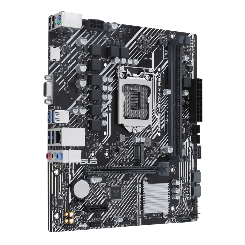ASUS PRIME H510M-K R2.0, Intel 10th 11th Series, LGA 1200/DDR4/PCIe 4.0/1xM.2 - mATX MotherBoard