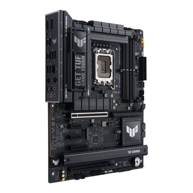 ASUS TUF GAMING Z890-PLUS WIFI (Wi-Fi 7), Intel Core Ultra (Series 2), LGA 1851/DDR5/PCIe 5.0/4xM.2 - ATX Gaming MotherBoard