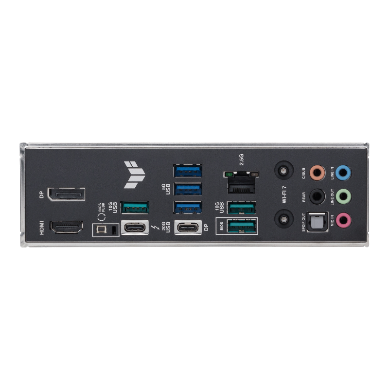 ASUS TUF GAMING Z890-PLUS WIFI (Wi-Fi 7), Intel Core Ultra (Series 2), LGA 1851/DDR5/PCIe 5.0/4xM.2 - ATX Gaming MotherBoard