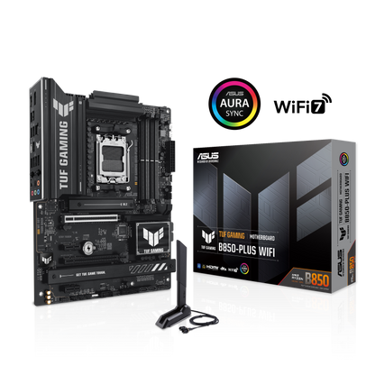 ASUS TUF GAMING B850-PLUS WIFI (Wi-Fi 7) AMD RYZEN 7000 8000 9000 Series AM5/DDR5/PCIe 5.0/3xM.2 - ATX Gaming MotherBoard