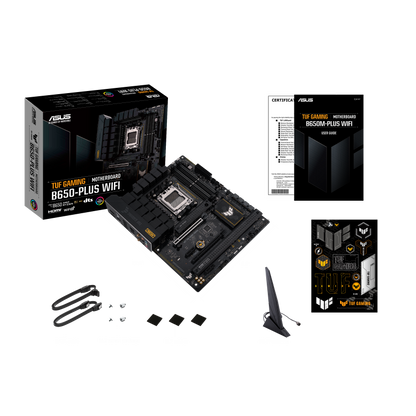 ASUS TUF GAMING B650-PLUS WIFI (Wi-Fi 6) AMD RYZEN 7000 8000 9000 Series AM5/DDR5/PCIe 4.0/3xM.2 - ATX Gaming MotherBoard
