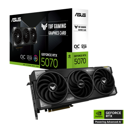 ASUS TUF Gaming GeForce RTX™ 5070 12GB GDDR7 OC Edition GPU
