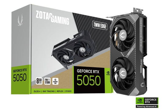 ZOTAC GAMING GeForce RTX 5050 Twin Edge 8GB GPU