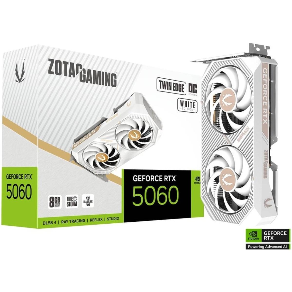ZOTAC GAMING GeForce RTX 5060 Twin Edge OC White Edition 8GB GPU