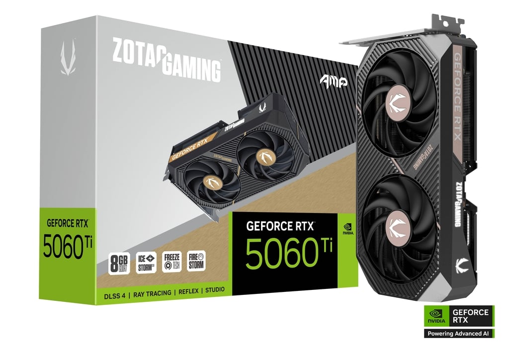 ZOTAC GAMING GeForce RTX 5060 Ti 8GB GPU